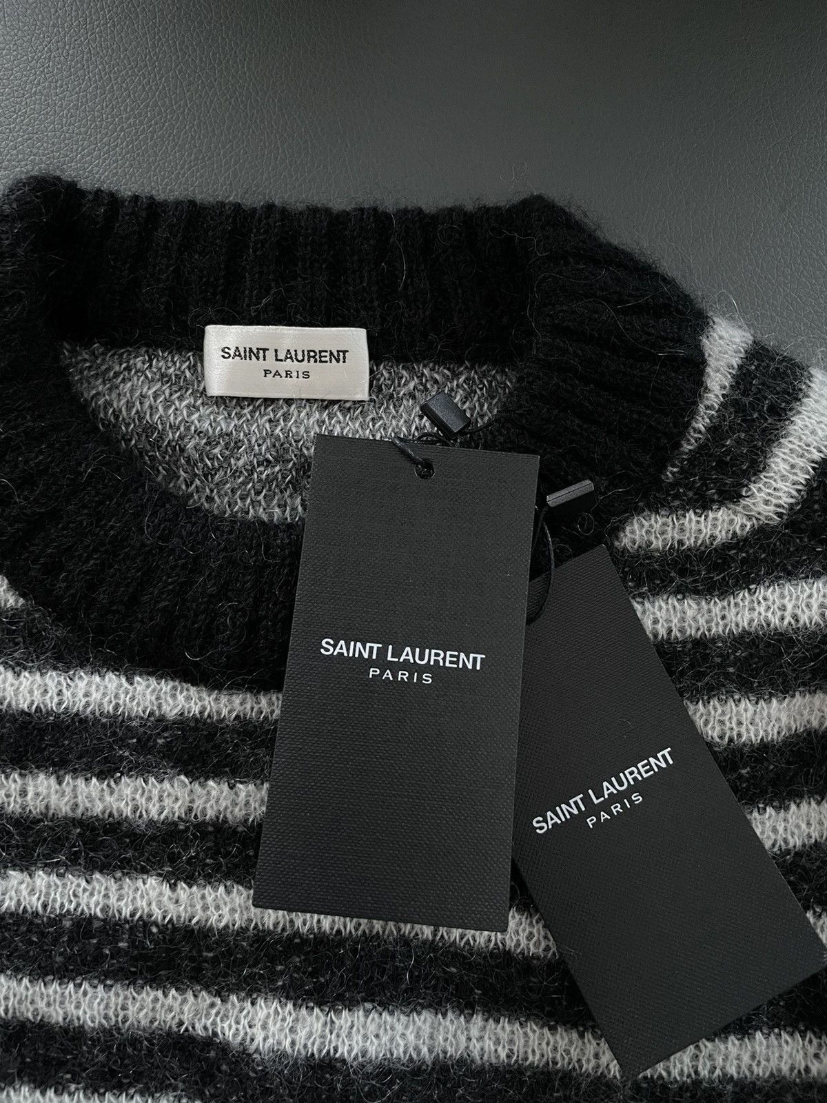 Saint Laurent Paris × Yves Saint Laurent Saint Laurent Limited Edition Classic Mohair Sweater Size US XL / EU 56 / 4 - 3 Thumbnail