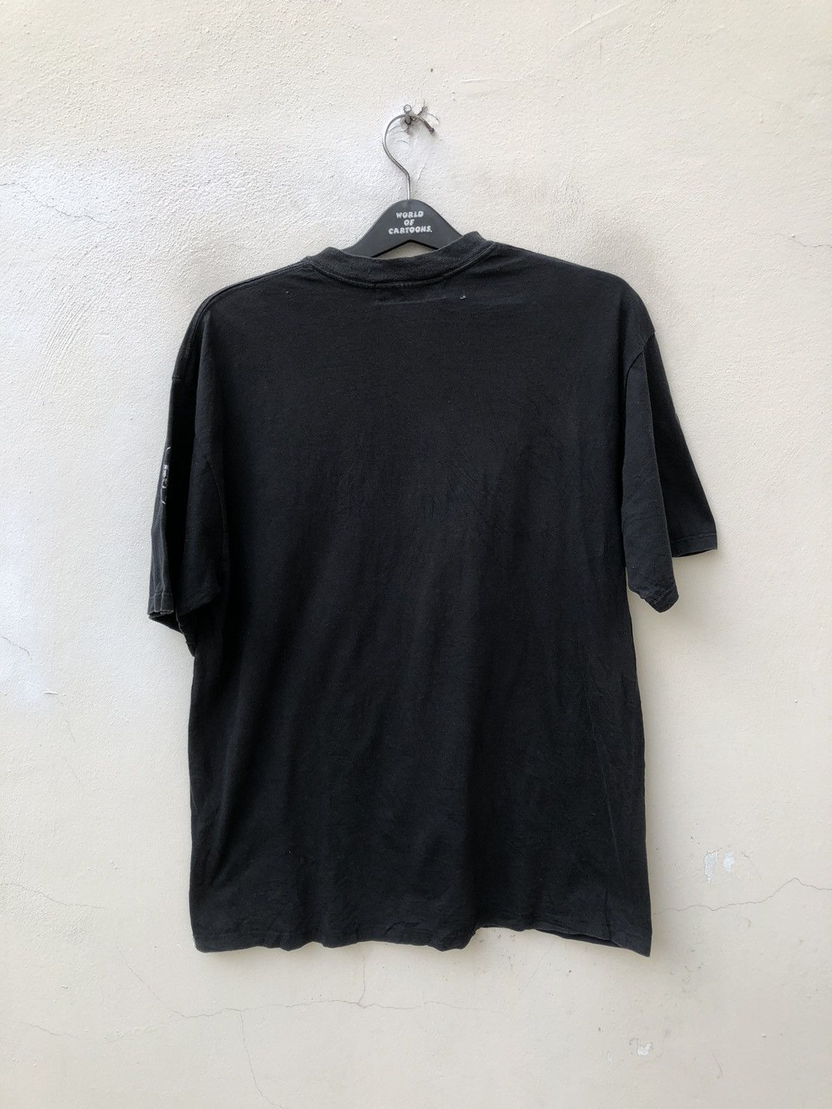 Vintage Vintage 90s Daniel James London Faded Black t shirt Size US L / EU 52-54 / 3 - 8 Thumbnail