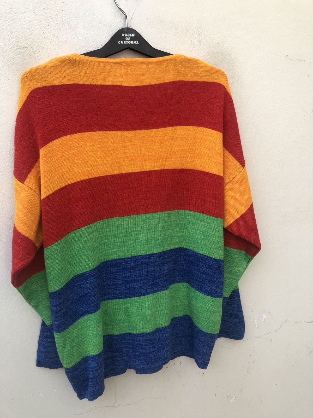 Vintage Vintage 90s Lapagayo Made in Romania Rainbow Wool Sweater Size US XL / EU 56 / 4 - 11 Thumbnail