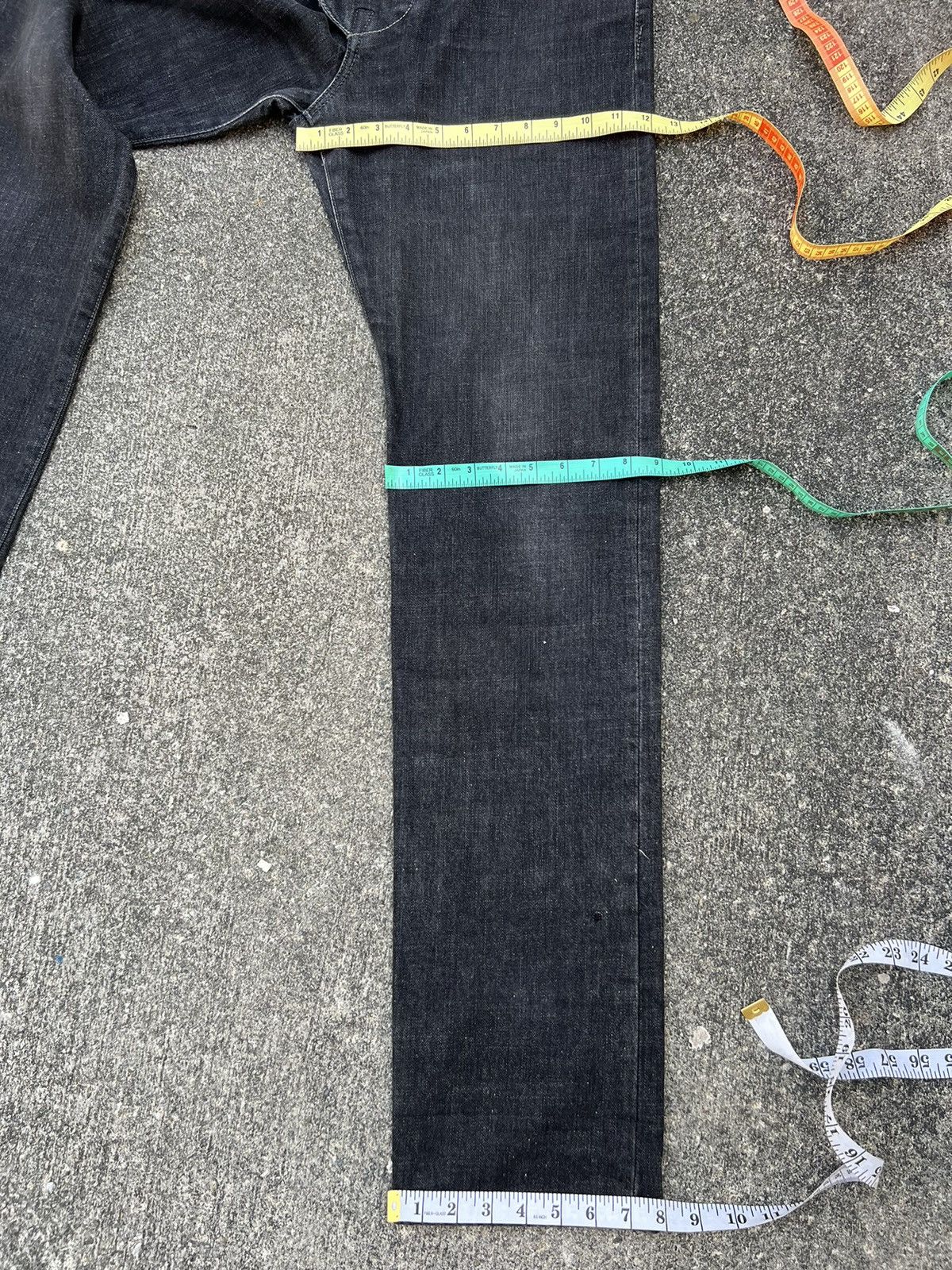 Karl Lagerfeld Vintage Karl Lagerfeld AW 2006-2007 Black Denim Jeans Size US 32 / EU 48 - 3 Thumbnail