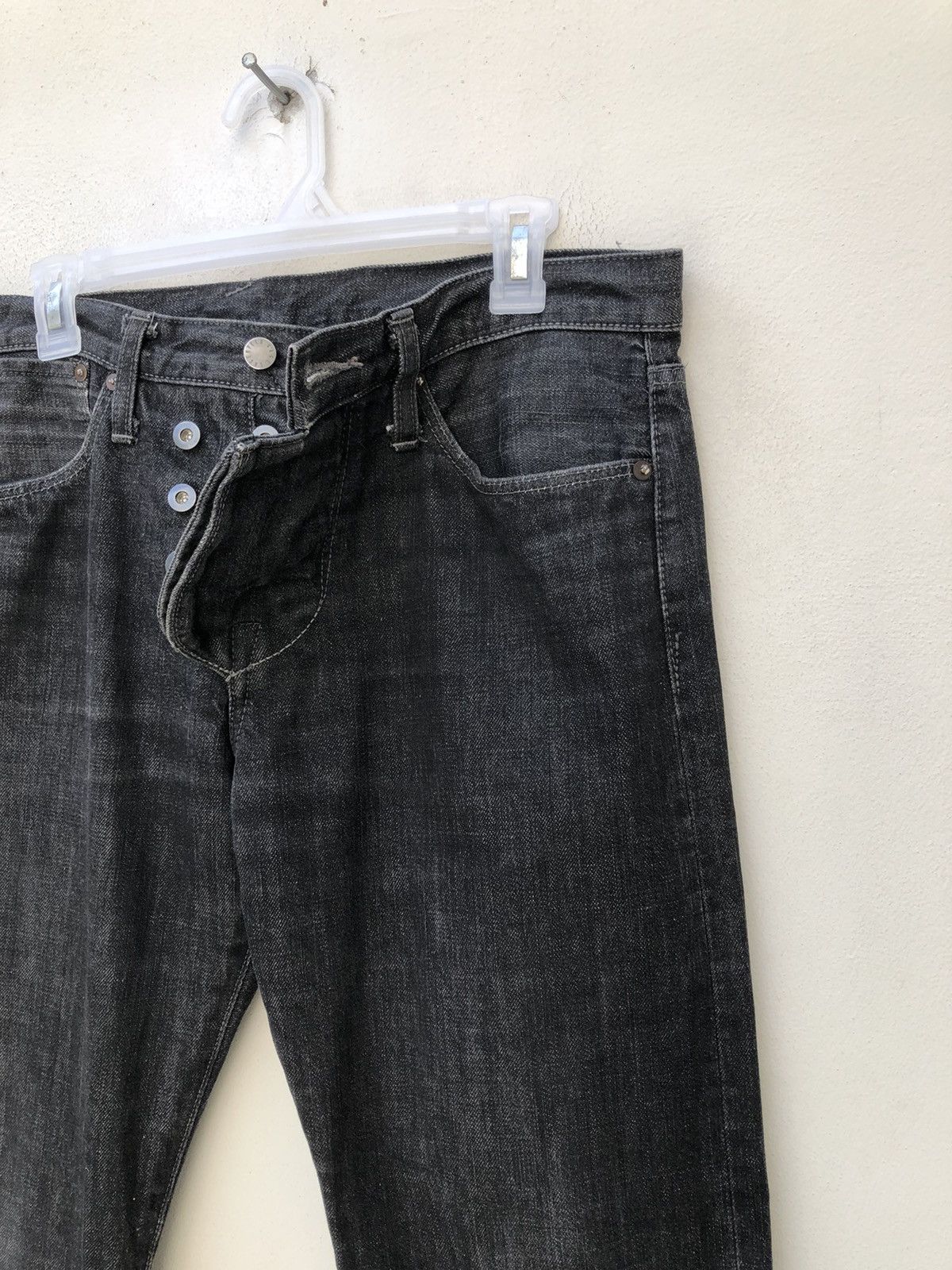 Karl Lagerfeld Vintage Karl Lagerfeld AW 2006-2007 Black Denim Jeans Size US 32 / EU 48 - 13 Thumbnail