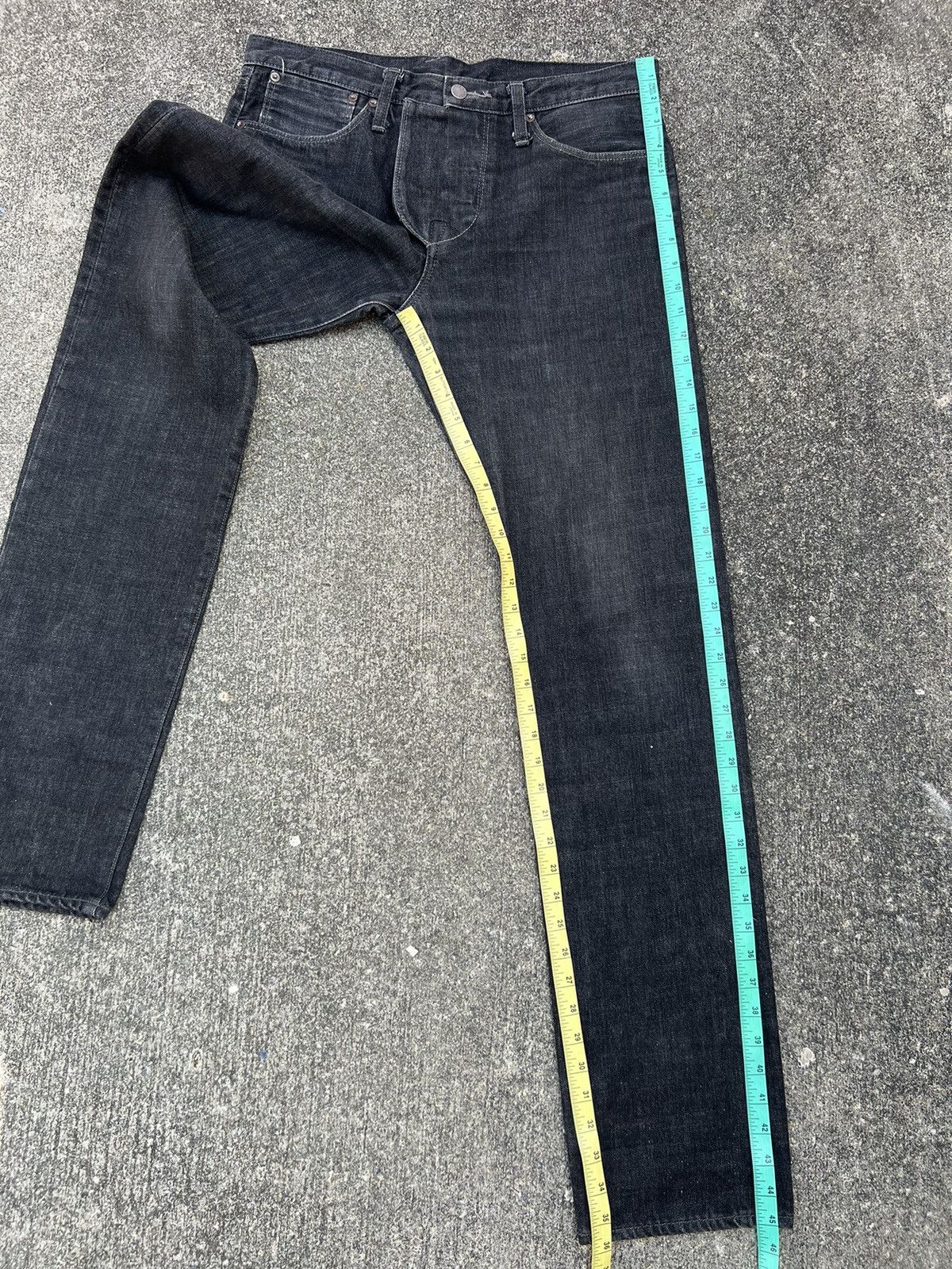 Karl Lagerfeld Vintage Karl Lagerfeld AW 2006-2007 Black Denim Jeans Size US 32 / EU 48 - 4 Thumbnail