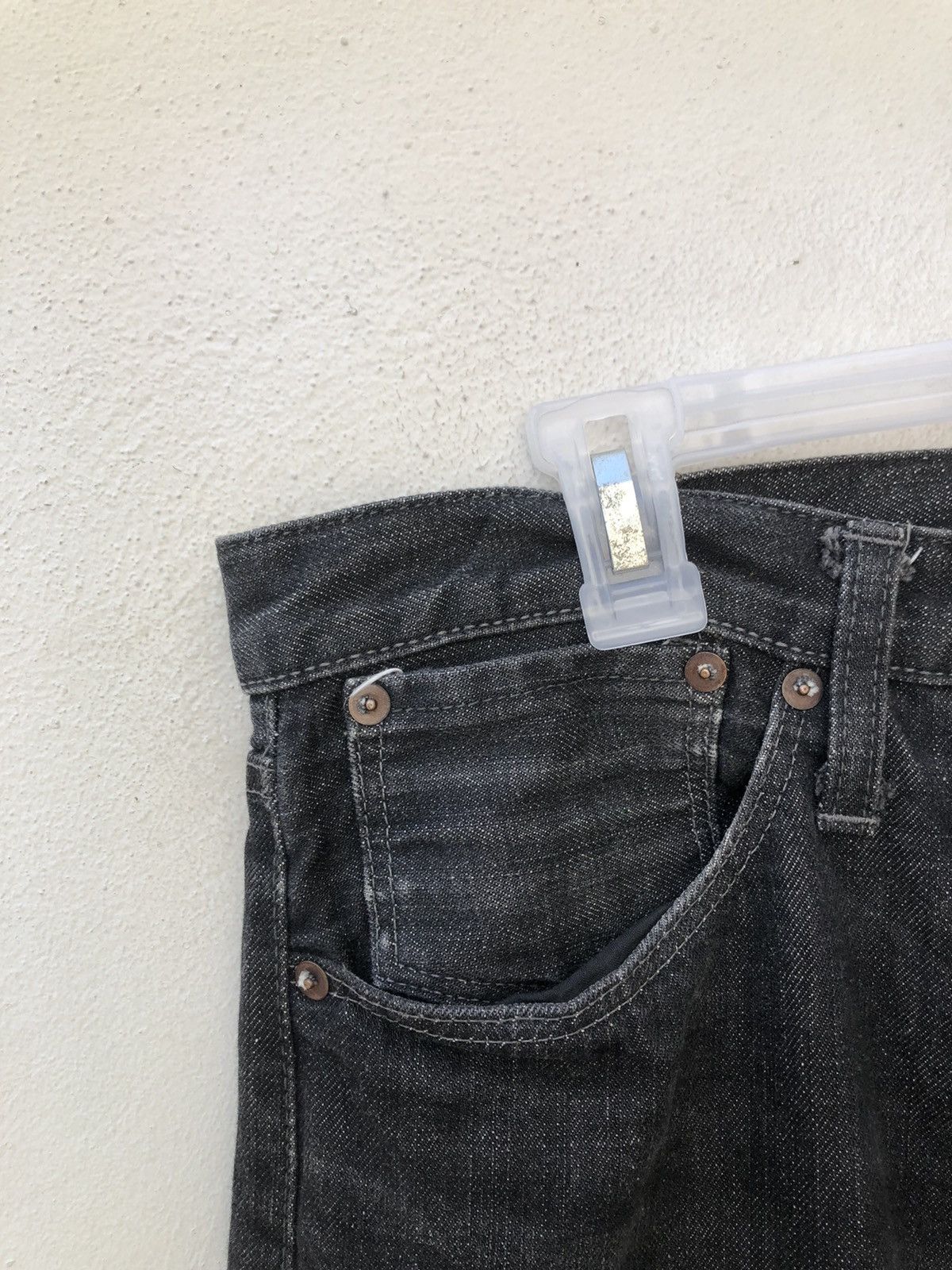 Karl Lagerfeld Vintage Karl Lagerfeld AW 2006-2007 Black Denim Jeans Size US 32 / EU 48 - 8 Thumbnail