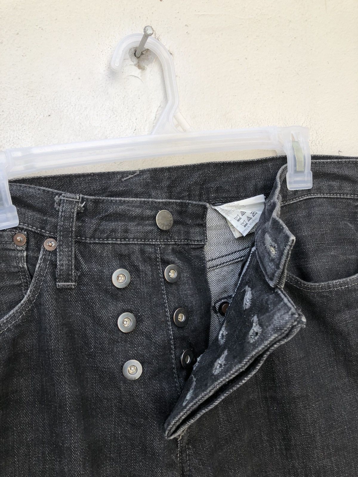 Karl Lagerfeld Vintage Karl Lagerfeld AW 2006-2007 Black Denim Jeans Size US 32 / EU 48 - 10 Thumbnail