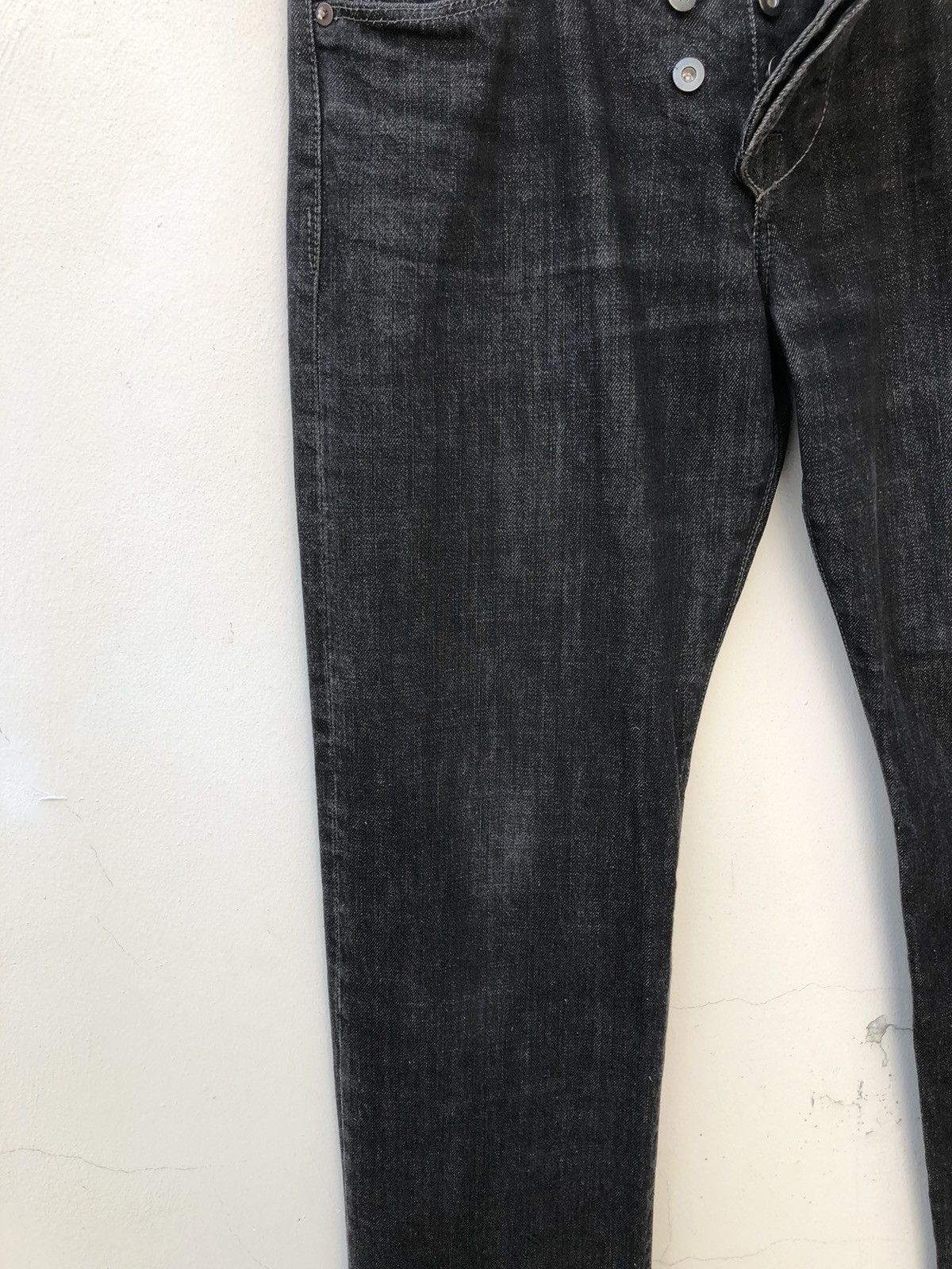 Karl Lagerfeld Vintage Karl Lagerfeld AW 2006-2007 Black Denim Jeans Size US 32 / EU 48 - 11 Thumbnail