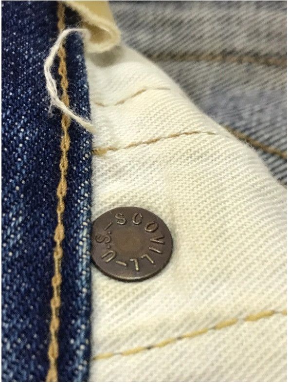 Japanese Brand VINTAGE CANTON INDIGO DENIM JEANS SELVEDGE SIZE 30 USA MADE Size US 30 / EU 46 - 10 Thumbnail