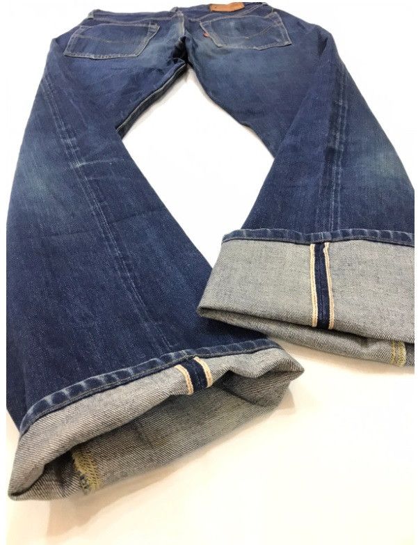 Japanese Brand VINTAGE CANTON INDIGO DENIM JEANS SELVEDGE SIZE 30 USA MADE Size US 30 / EU 46 - 15 Thumbnail