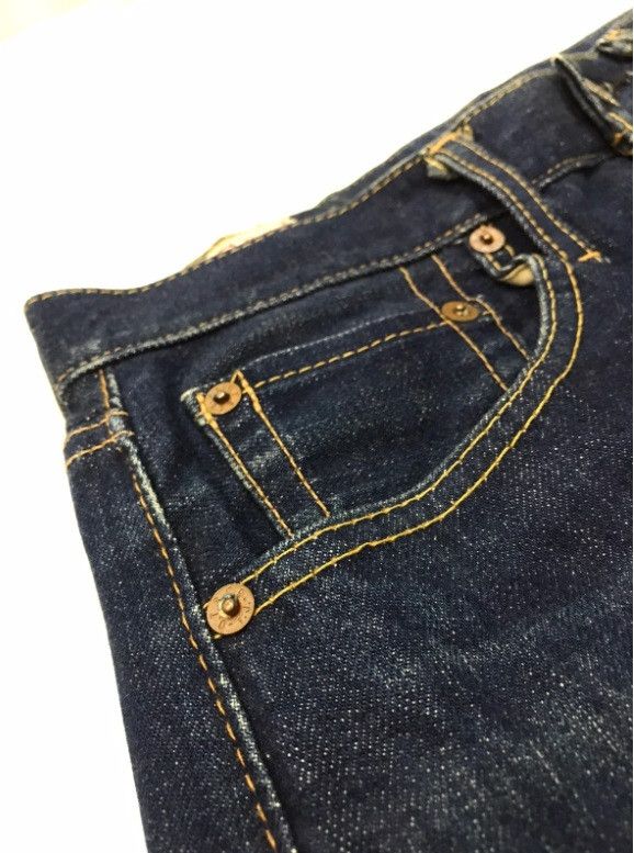 Japanese Brand VINTAGE CANTON INDIGO DENIM JEANS SELVEDGE SIZE 30 USA MADE Size US 30 / EU 46 - 7 Thumbnail