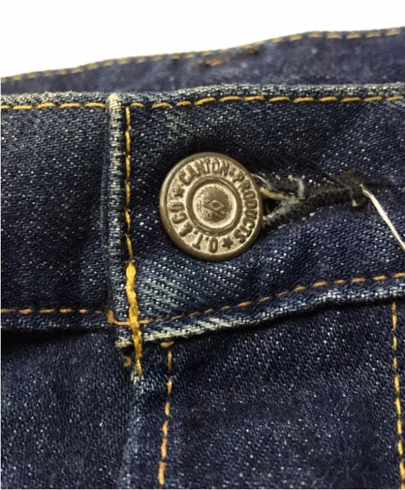 Japanese Brand VINTAGE CANTON INDIGO DENIM JEANS SELVEDGE SIZE 30 USA MADE Size US 30 / EU 46 - 6 Thumbnail
