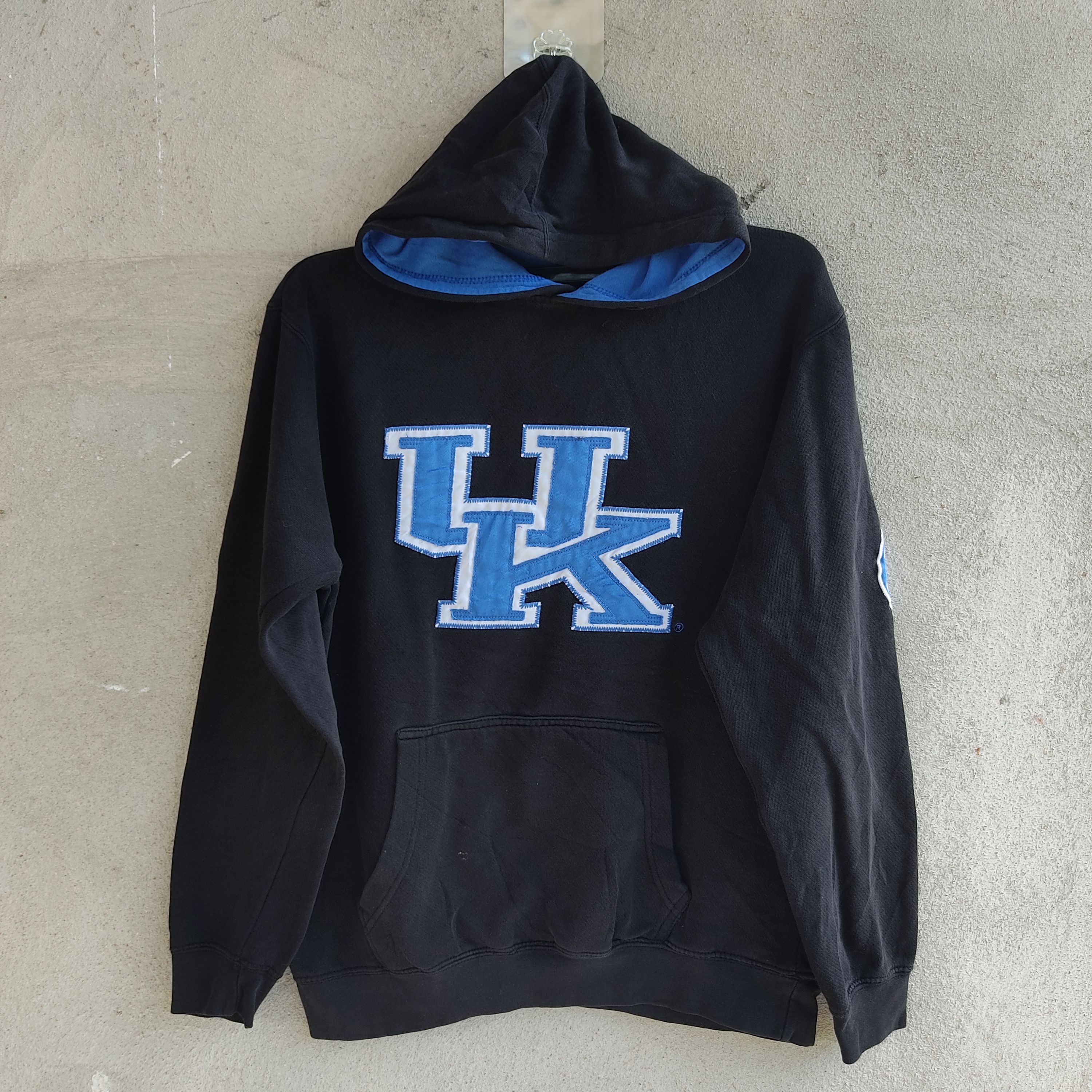 image of Vintage University Of Kentucky Big Logo Blue Hoodie, Men's (Size Small)