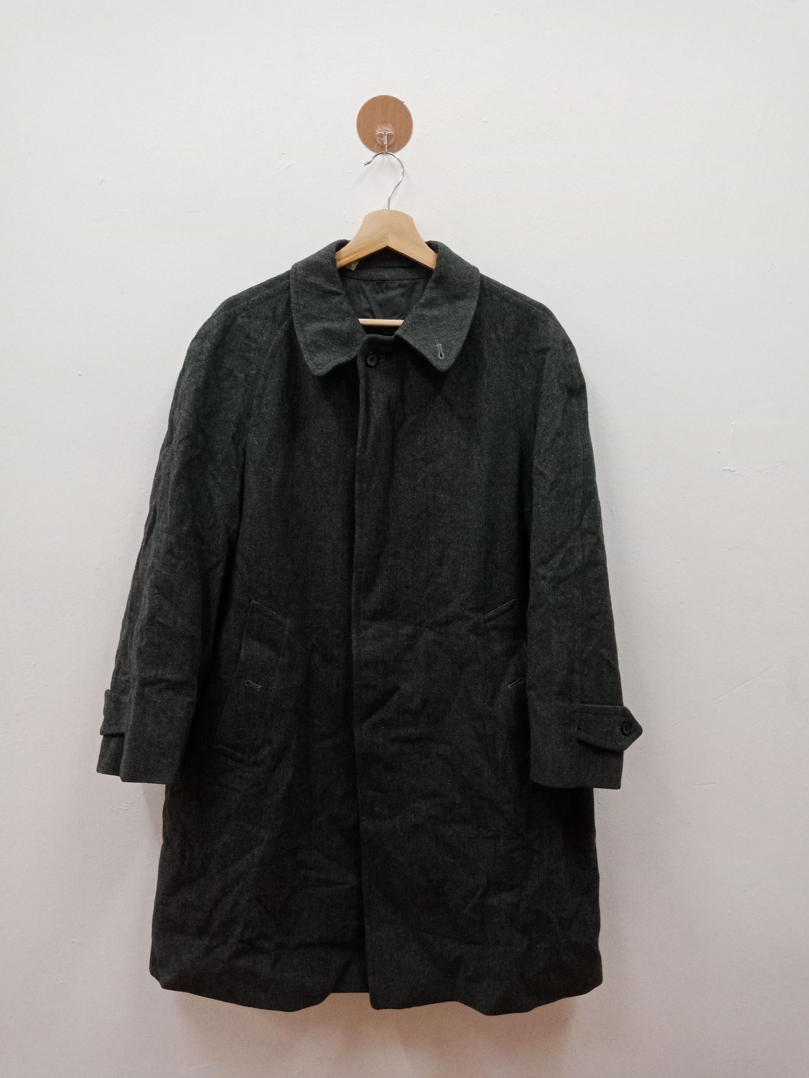 Burberry Burberry Prorsum Black Gray Wool Size US L / EU 52-54 / 3 - 1 Thumbnail