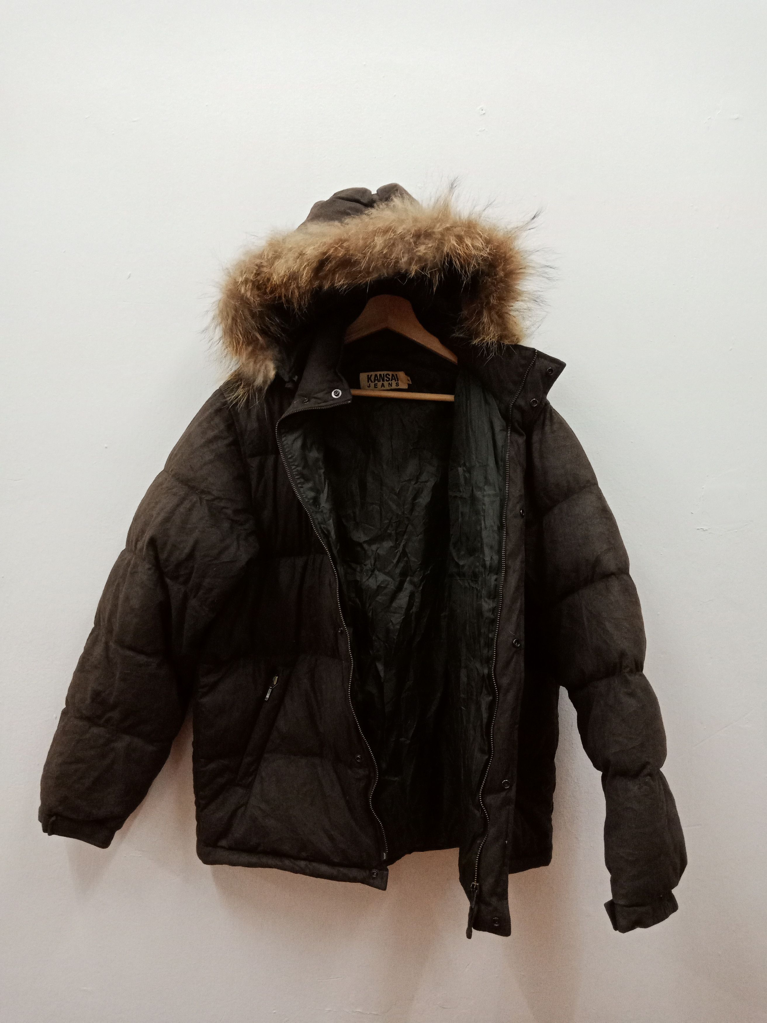 Kansai Yamamoto Kansai Yamamoto Jeans Goose Down Fur Faux Size US L / EU 52-54 / 3 - 3 Thumbnail