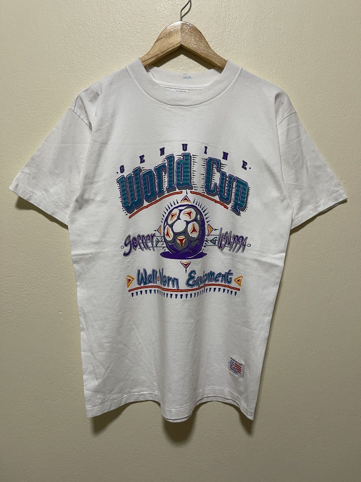 T-shirt Coca-Cola Vintage Coupe Du Monde USA 94 - Taille XL