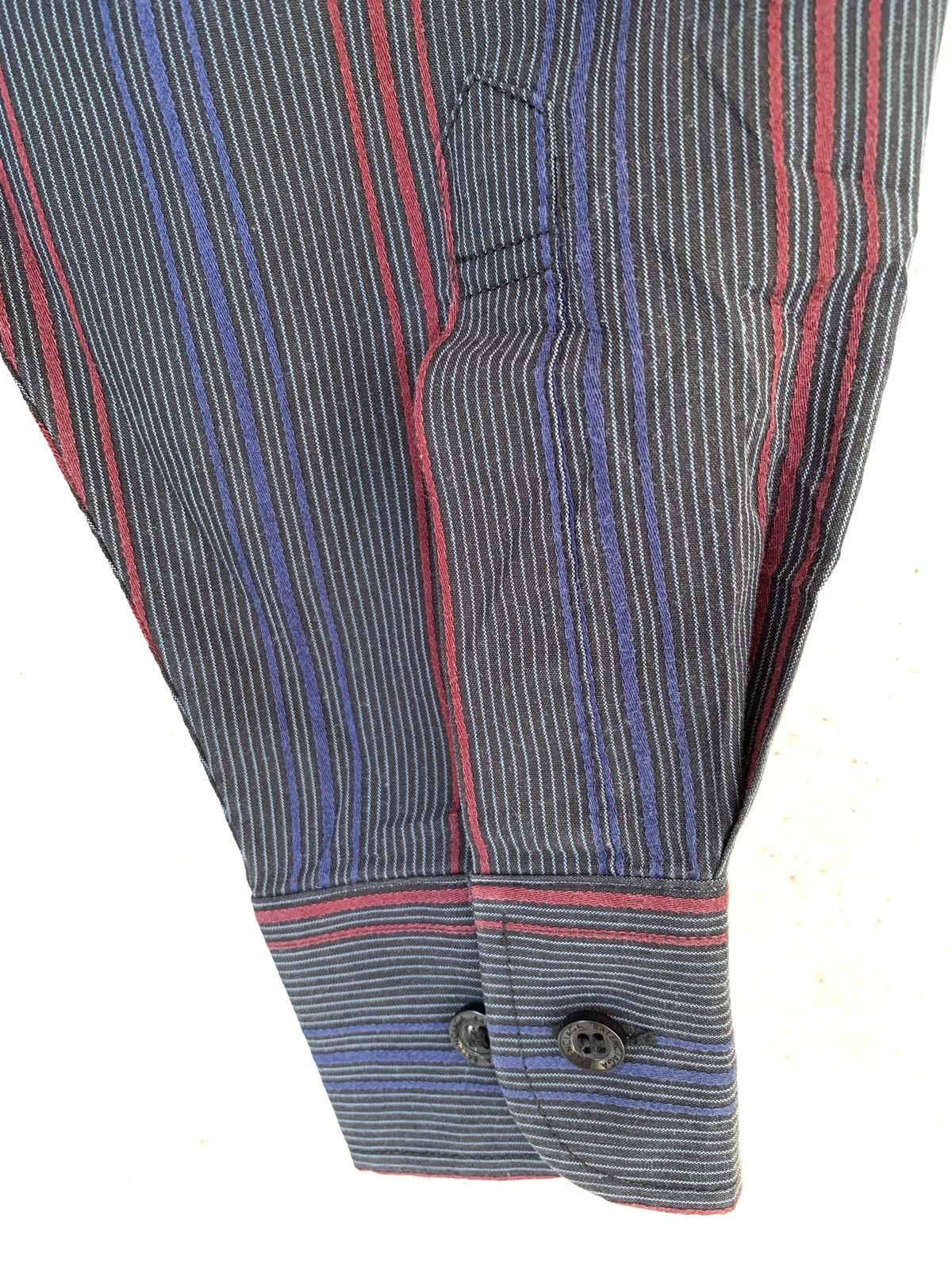 Balenciaga Dark grey with stripes Buttons ups Shirt Size US L / EU 52-54 / 3 - 6 Thumbnail