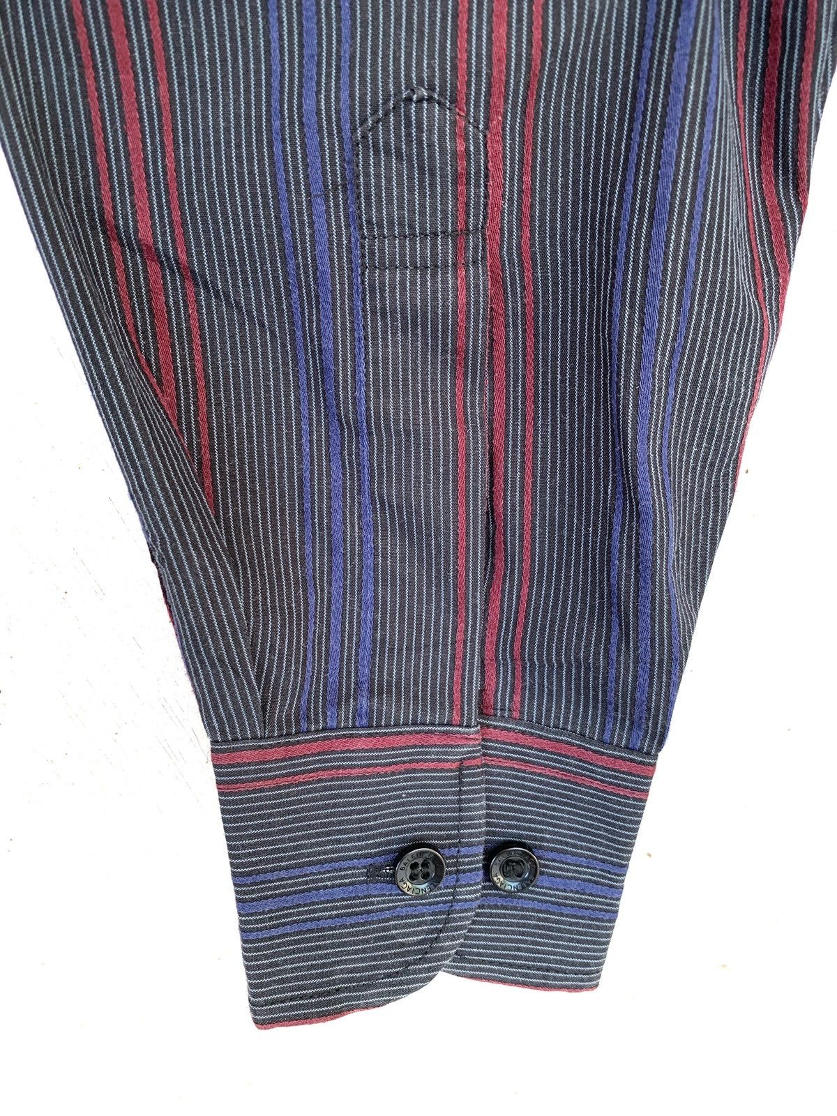 Balenciaga Dark grey with stripes Buttons ups Shirt Size US L / EU 52-54 / 3 - 7 Thumbnail
