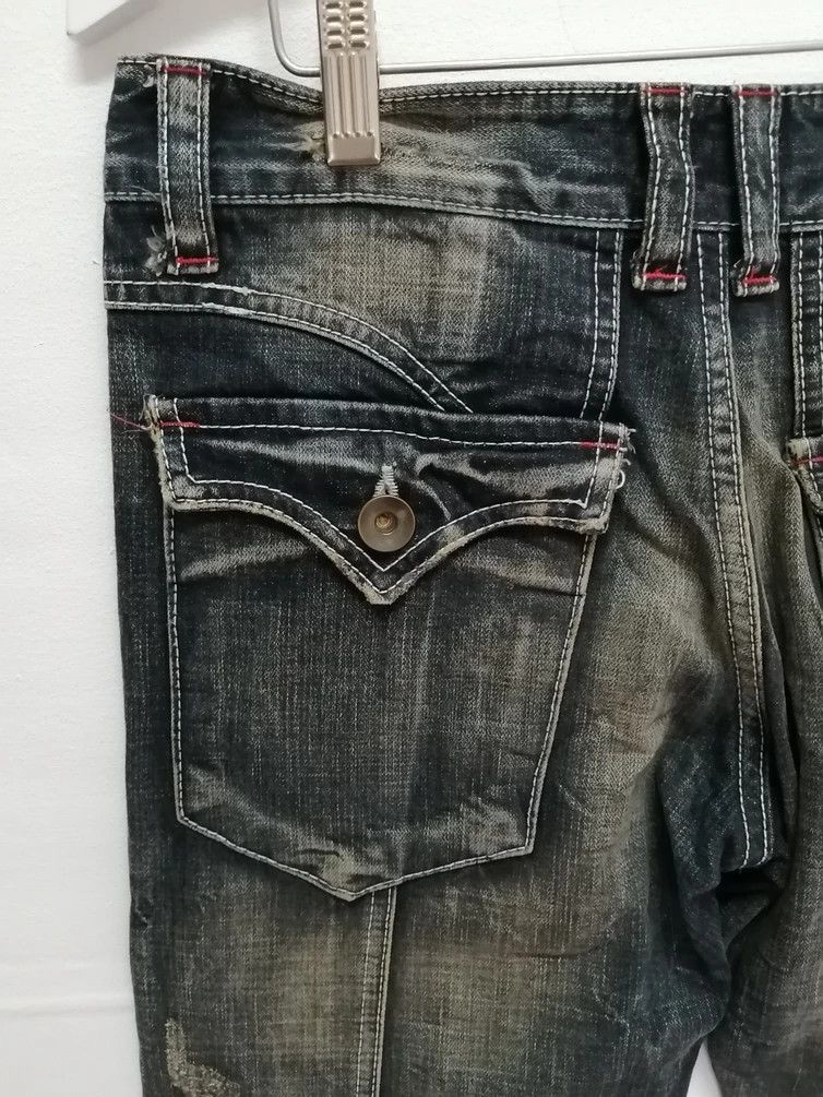 If Six Was Nine Mudmax style flared cargo jeans (GLADNEWS)
