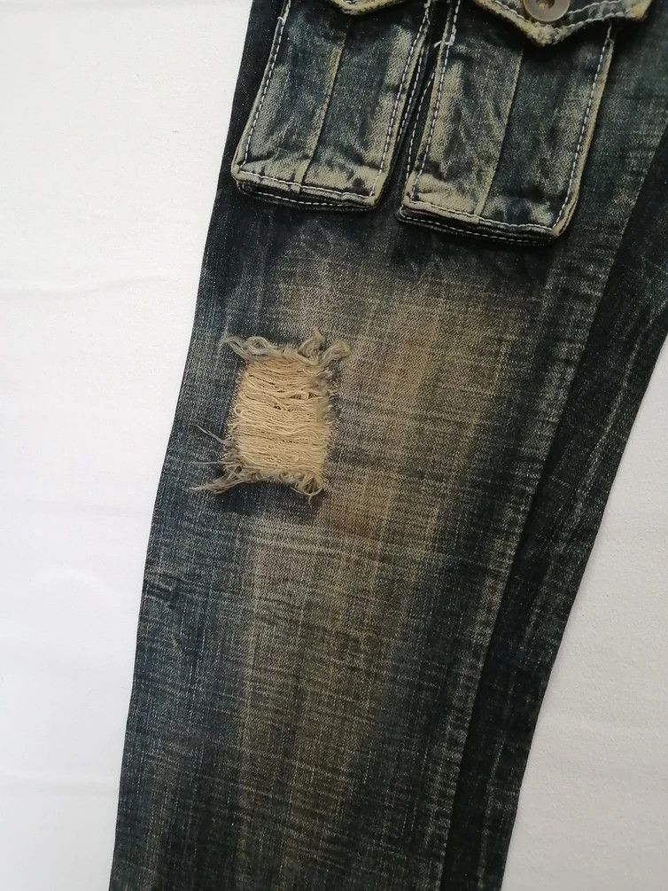 If Six Was Nine Mudmax style flared cargo jeans (GLADNEWS)