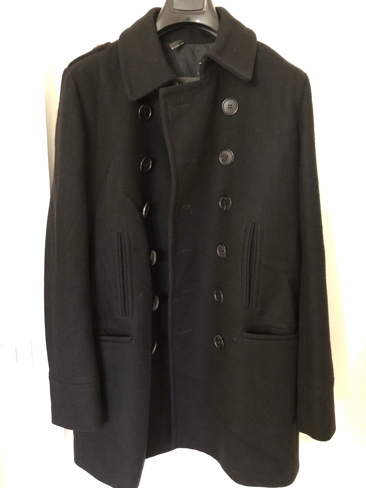 Dior Dior Homme by Hedi Slimane Peacoat size 48 | Grailed