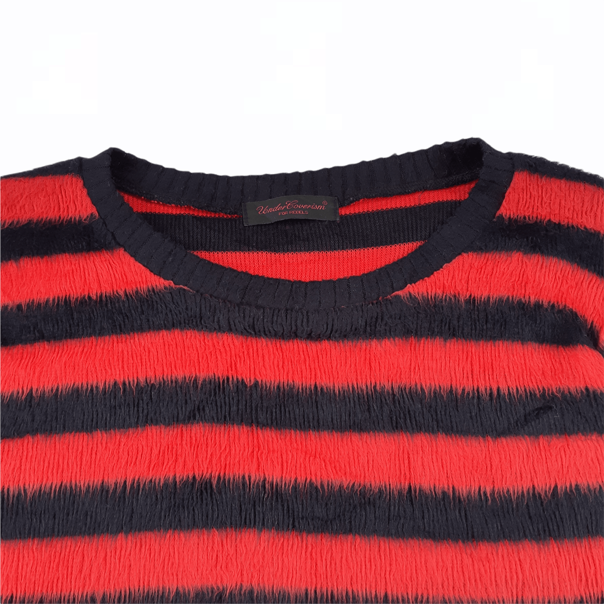 Undercover Undercover Mohair Knit Kurt Cobain Striped Rare Size US M / EU 48-50 / 2 - 2 Thumbnail