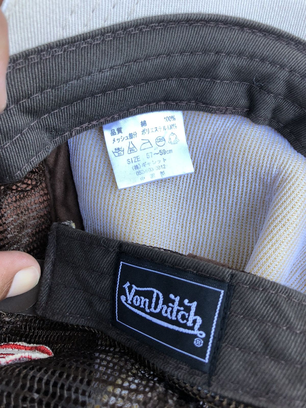 Von Dutch Von Dutch Trucker Snapback Hat Size ONE SIZE - 7 Thumbnail