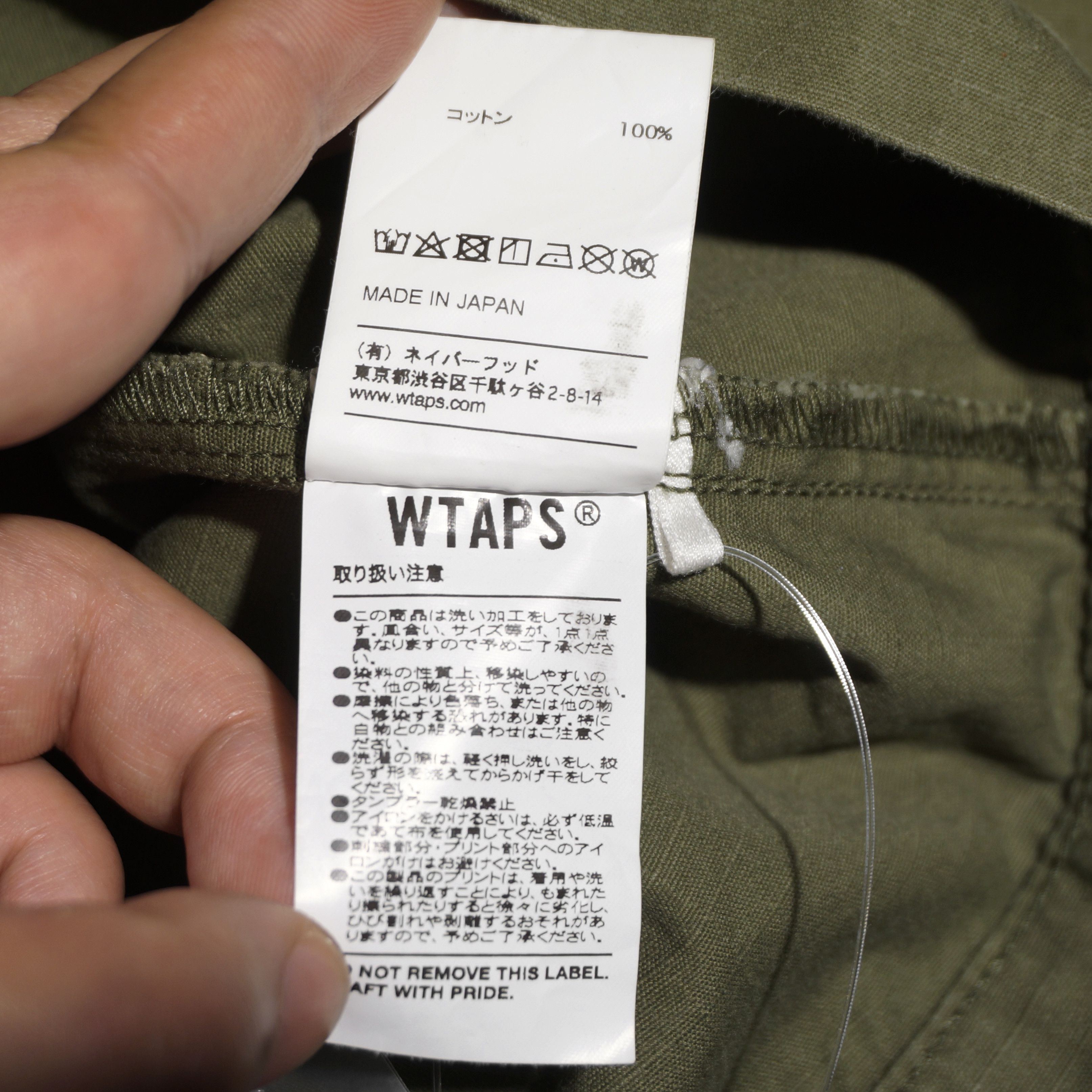 Wtaps FW19 BUDS LS SHIRT COTTON RIPSTOP Size US S / EU 44-46 / 1 - 7 Thumbnail