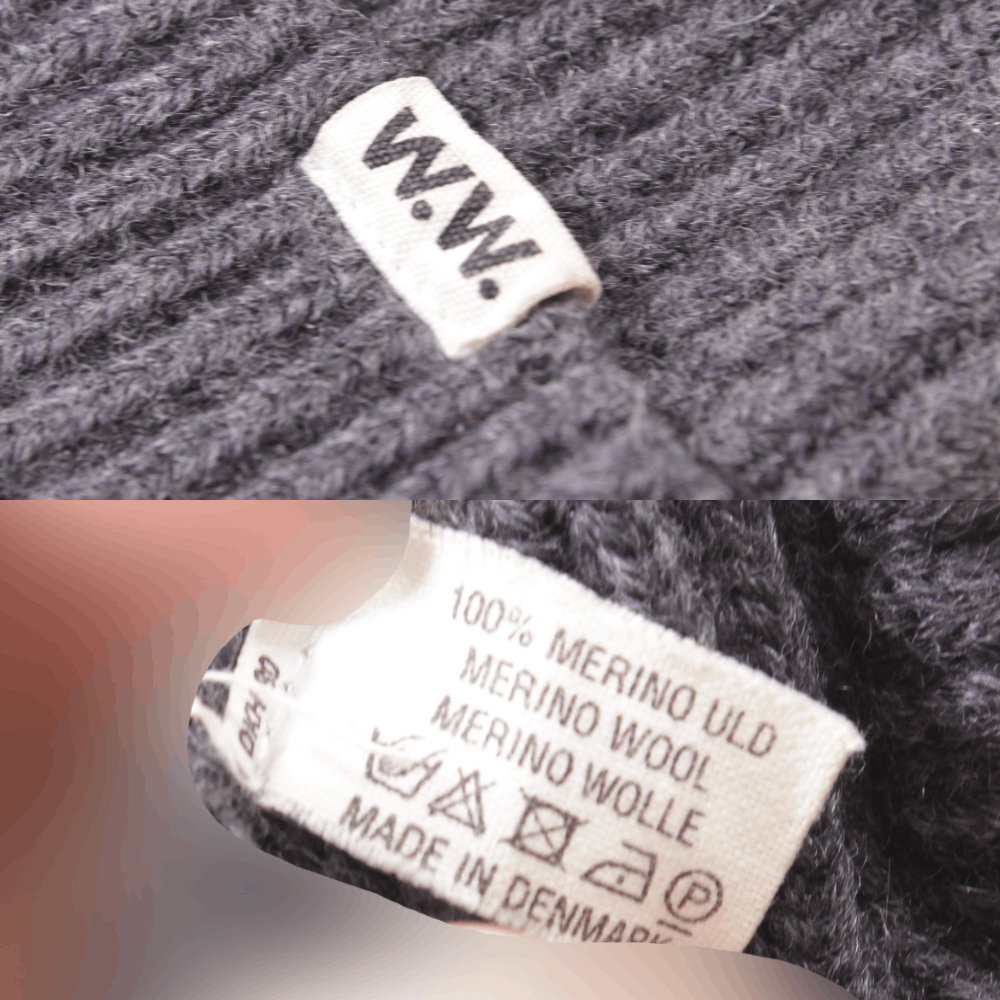 Wood Wood Logo Wool Hat Size ONE SIZE - 3 Thumbnail