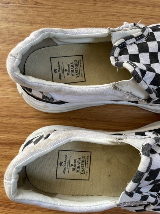 Miharayasuhiro Maison Mihara yasuhiro checkered Vans | Grailed