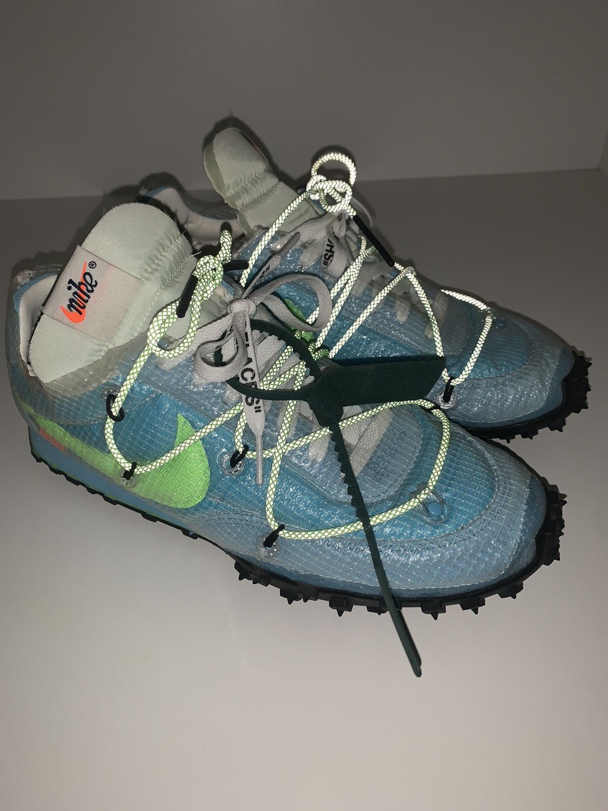 Nike × Off-White Waffle Racer SP Vivid Sky Size US 9 / EU 42 - 1 Thumbnail