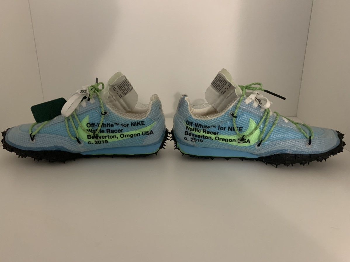 Nike × Off-White Waffle Racer SP Vivid Sky Size US 9 / EU 42 - 3 Thumbnail