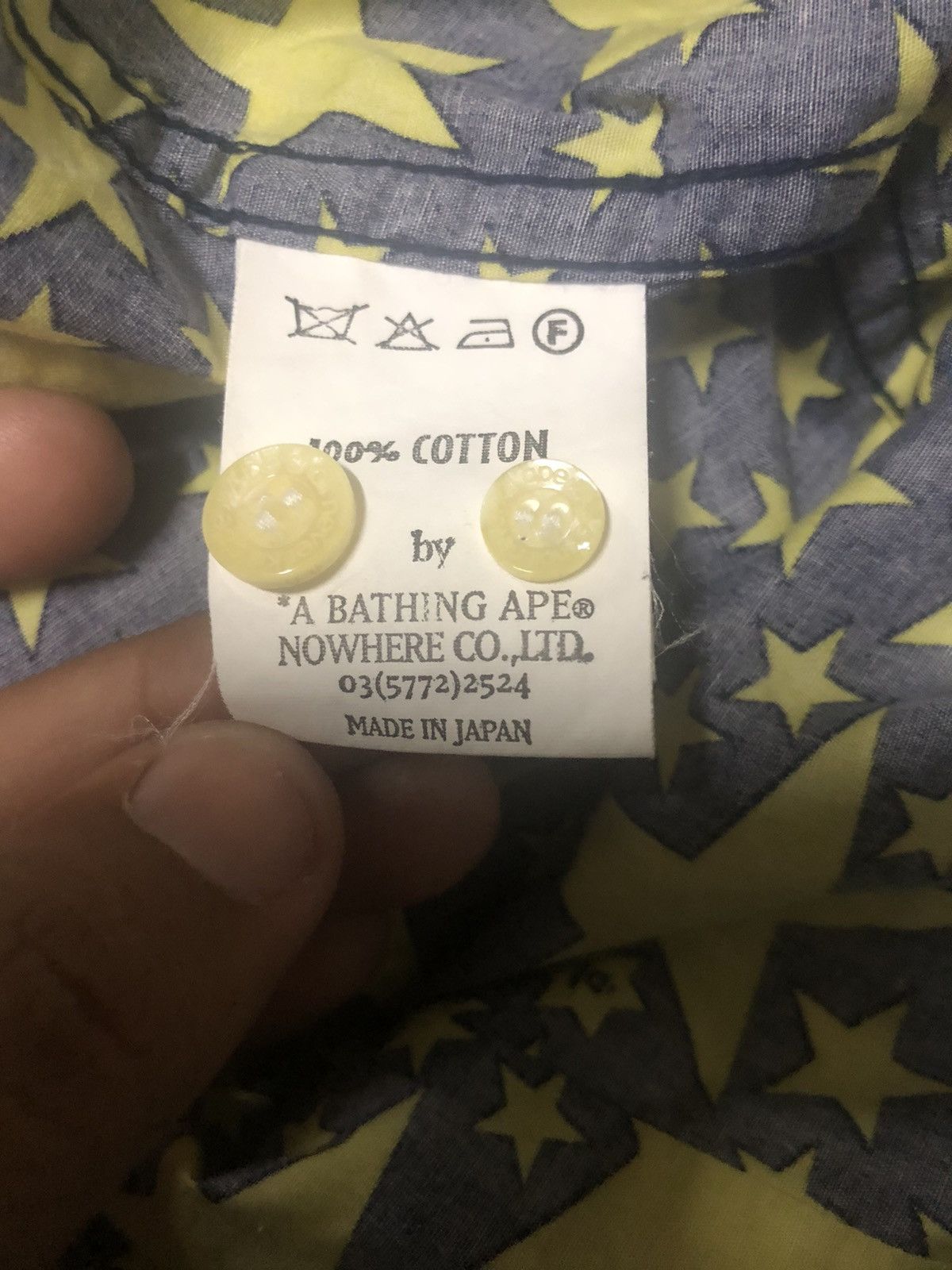 Bape ‼️SALE‼️ Bathing Ape Bape Nigo Button Bapesta Ovp Star Size US L / EU 52-54 / 3 - 10 Thumbnail