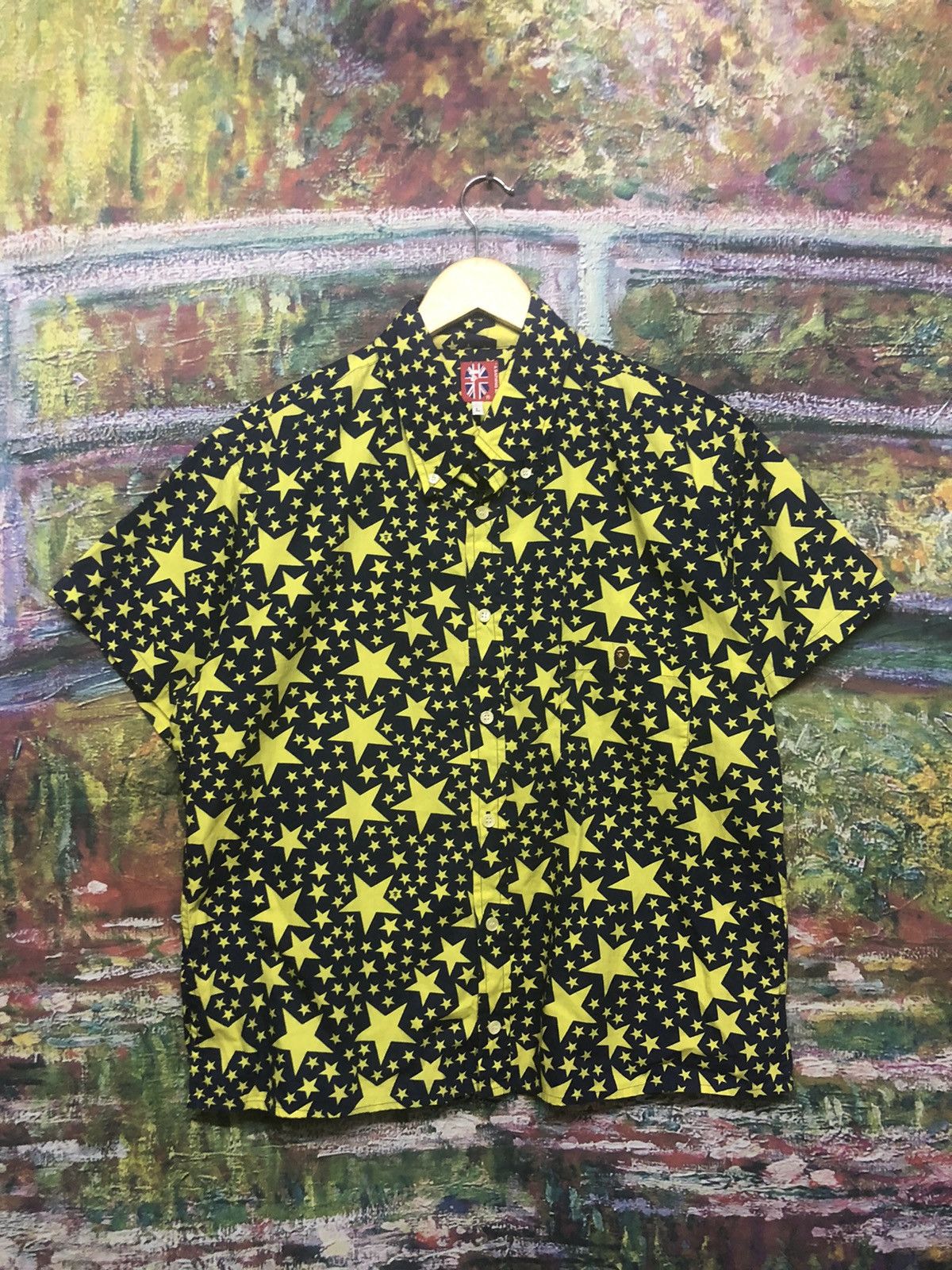 Bape ‼️SALE‼️ Bathing Ape Bape Nigo Button Bapesta Ovp Star Size US L / EU 52-54 / 3 - 3 Thumbnail