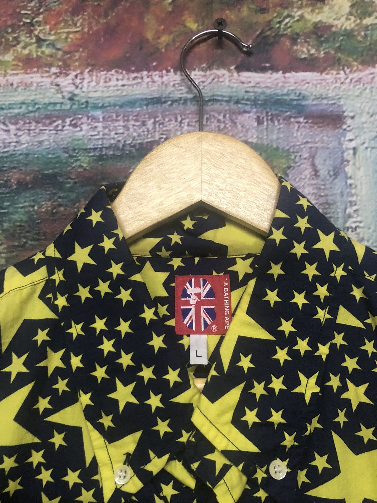 Bape ‼️SALE‼️ Bathing Ape Bape Nigo Button Bapesta Ovp Star Size US L / EU 52-54 / 3 - 9 Thumbnail