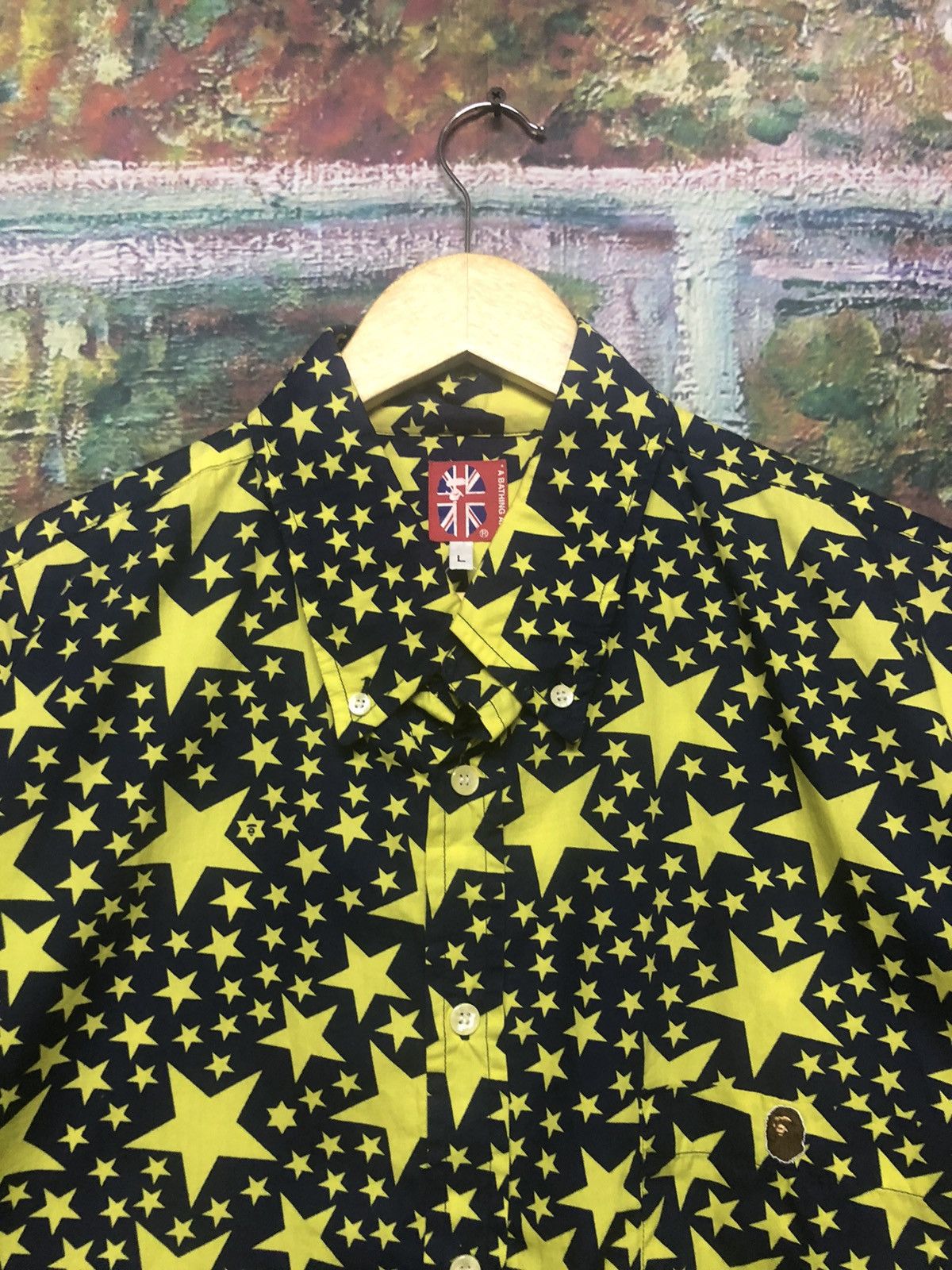 Bape ‼️SALE‼️ Bathing Ape Bape Nigo Button Bapesta Ovp Star Size US L / EU 52-54 / 3 - 4 Thumbnail