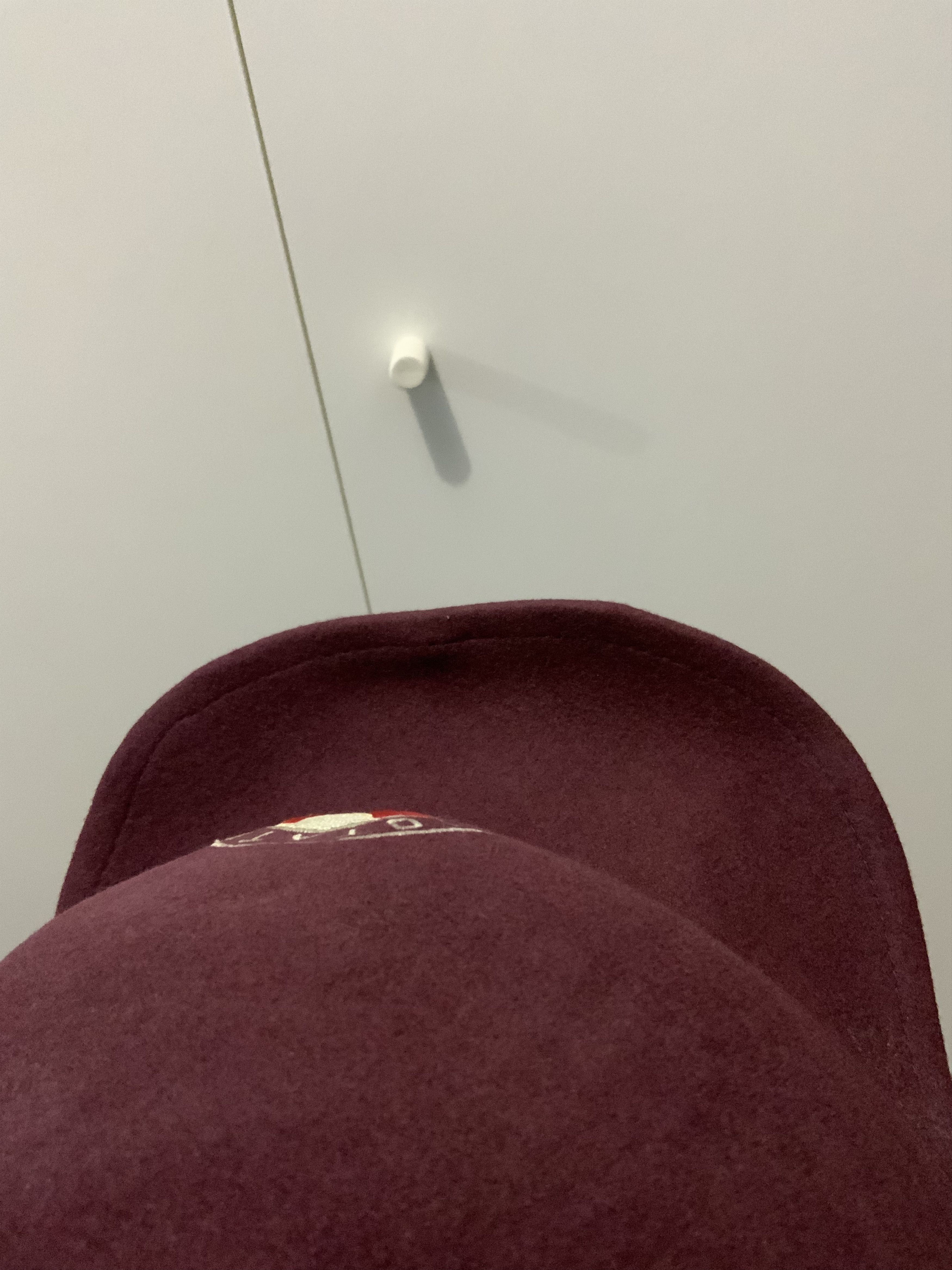Vintage Wool Maroon Solid Dictator Farm Hat Size ONE SIZE - 14 Thumbnail