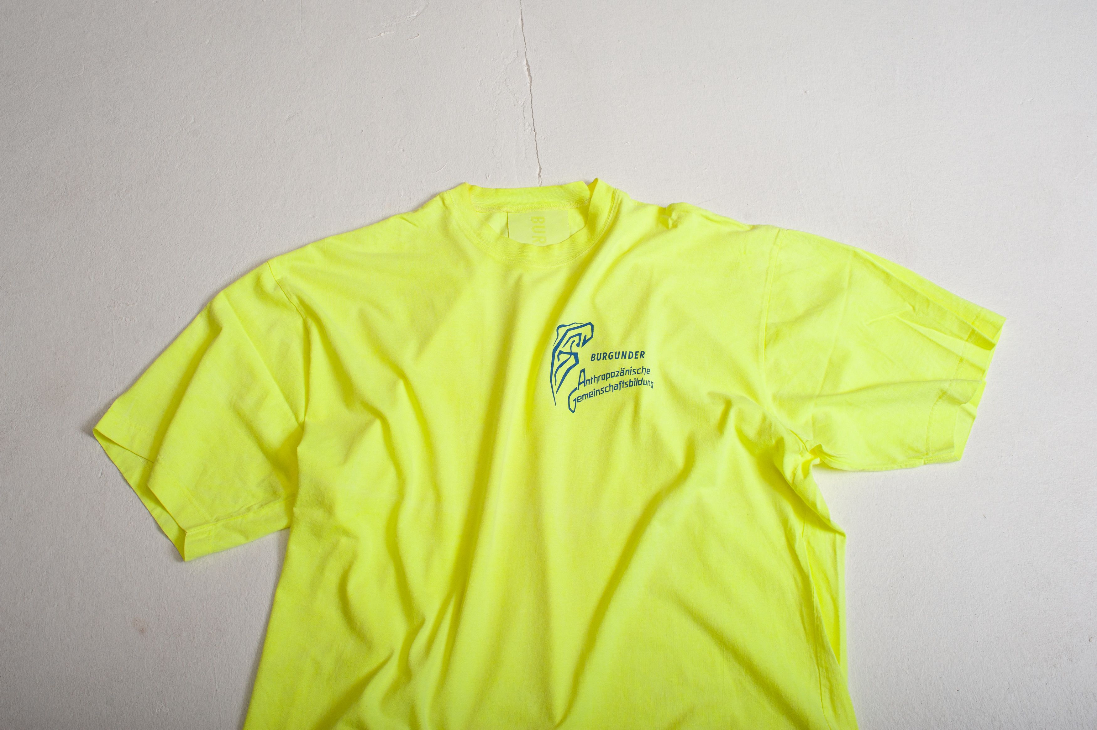 Kanye West BURGUNDER Antropozenische Gemeinschaftsbildung Neon T-Shirt Size US L / EU 52-54 / 3 - 3 Thumbnail
