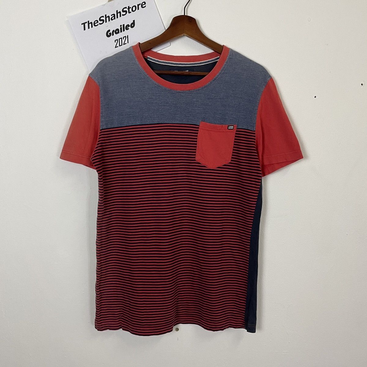 Japanese Brand × Vintage Vintage Denim Brand Selvedge Tee Size US S / EU 44-46 / 1 - 1 Thumbnail