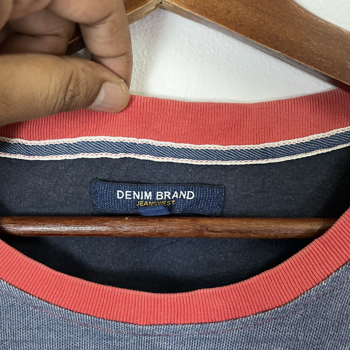 Japanese Brand × Vintage Vintage Denim Brand Selvedge Tee Size US S / EU 44-46 / 1 - 5 Thumbnail