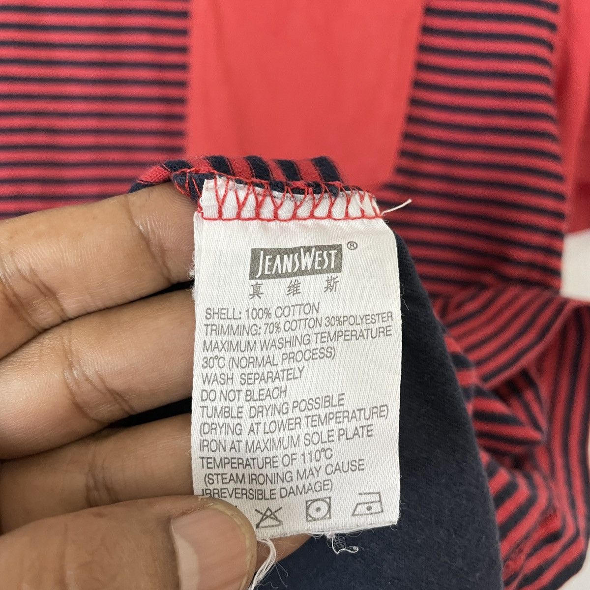 Japanese Brand × Vintage Vintage Denim Brand Selvedge Tee Size US S / EU 44-46 / 1 - 6 Thumbnail