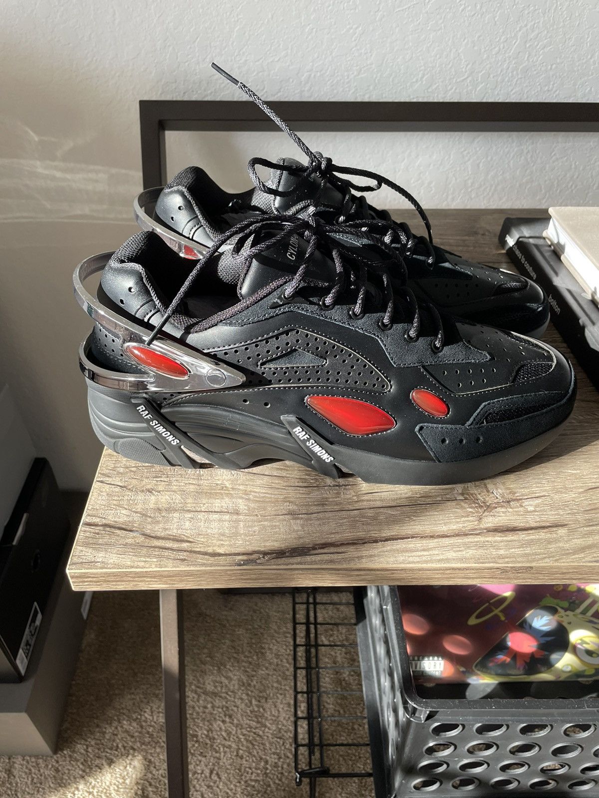 Raf Simons Raf Simons Cylon 21 Black Red Grailed