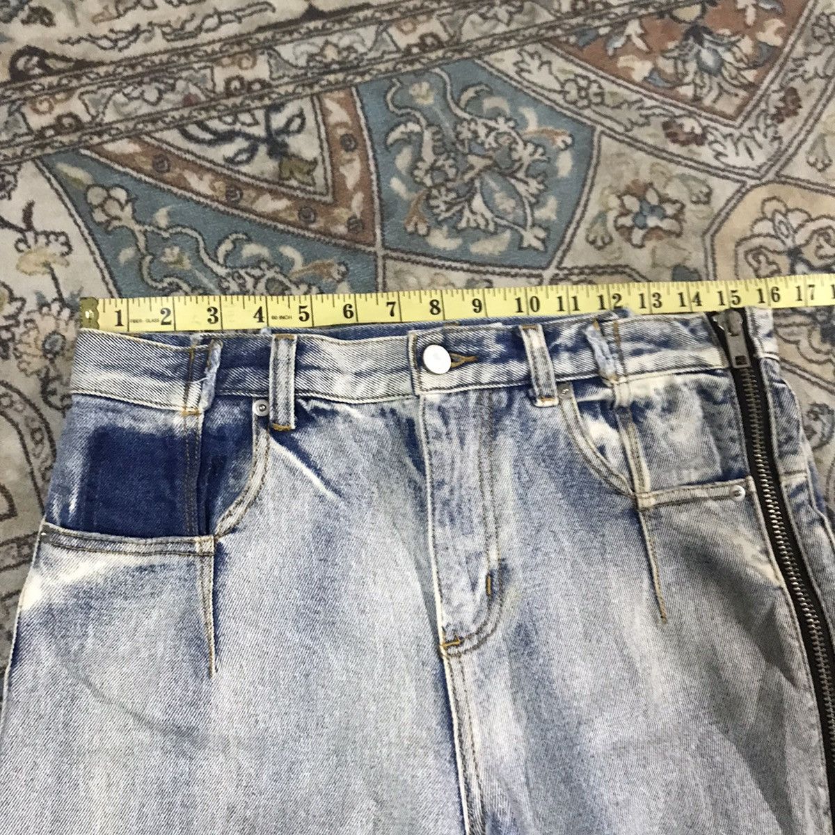 3.1 Phillip Lim 3.1 Phillip Lim Denim Jeans Zipper Rare Design Size 31" - 19 Thumbnail