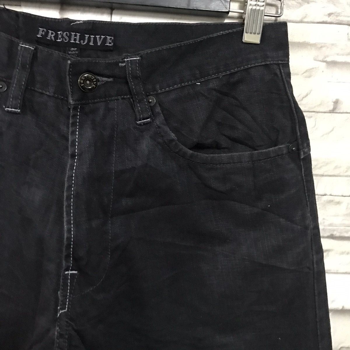 Freshjive Freshjive Denim Jeans Super Black Size US 30 / EU 46 - 6 Thumbnail