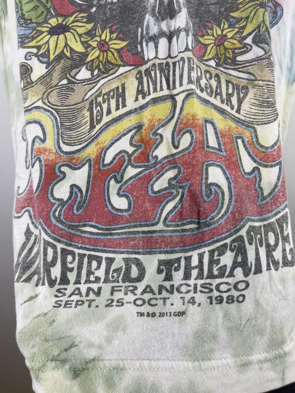 14th Addiction Grateful Dead tie dye 15th Anniversary copyright 2013 Size US M / EU 48-50 / 2 - 4 Thumbnail