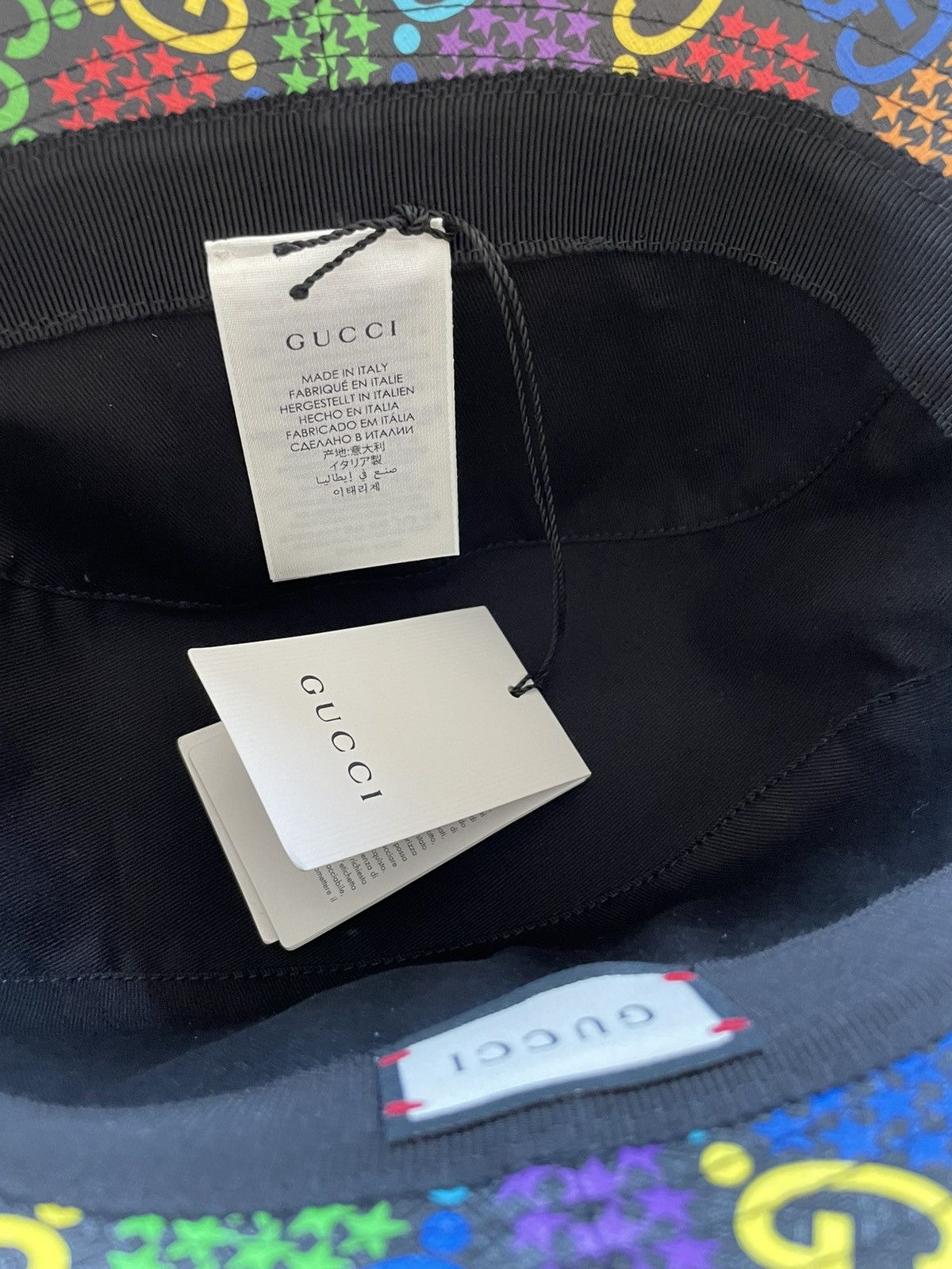 Gucci Brand NEW Rare Psychedelic Limited Edition Gucci Logo Hat Size ONE SIZE - 9 Thumbnail