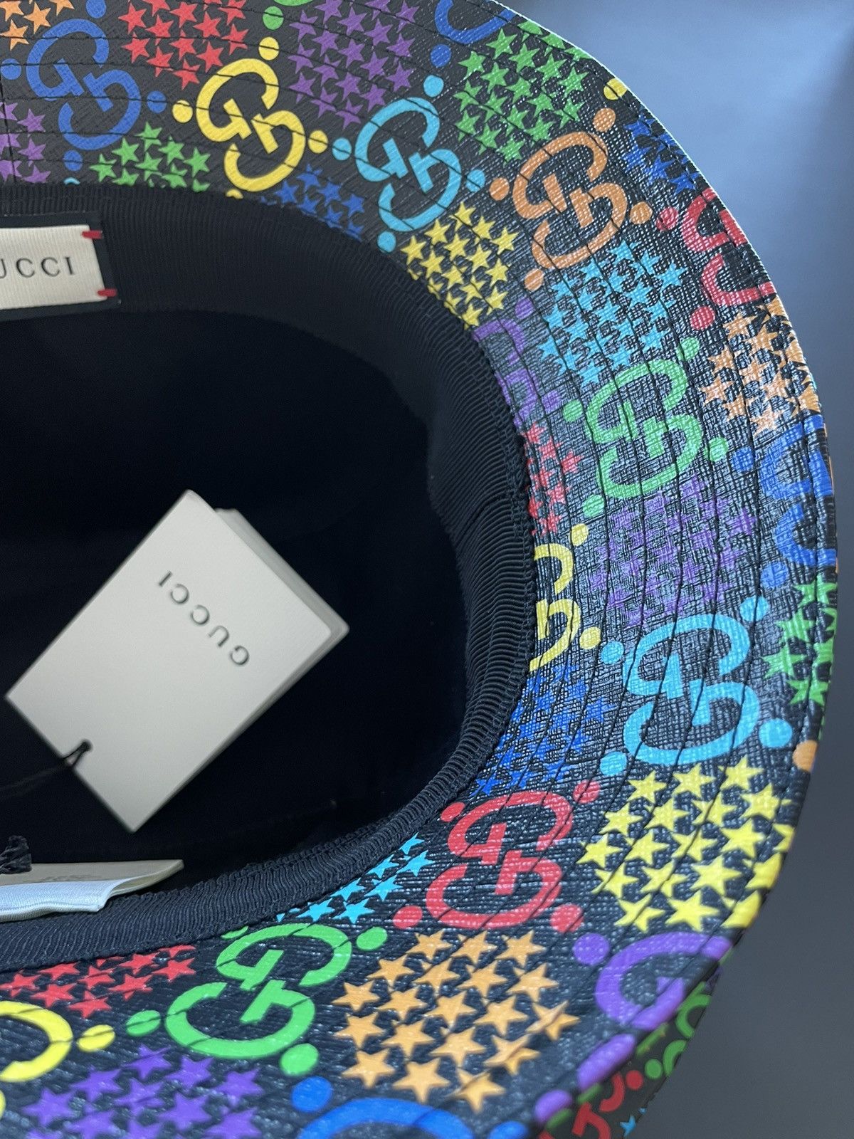 Gucci Brand NEW Rare Psychedelic Limited Edition Gucci Logo Hat Size ONE SIZE - 18 Thumbnail