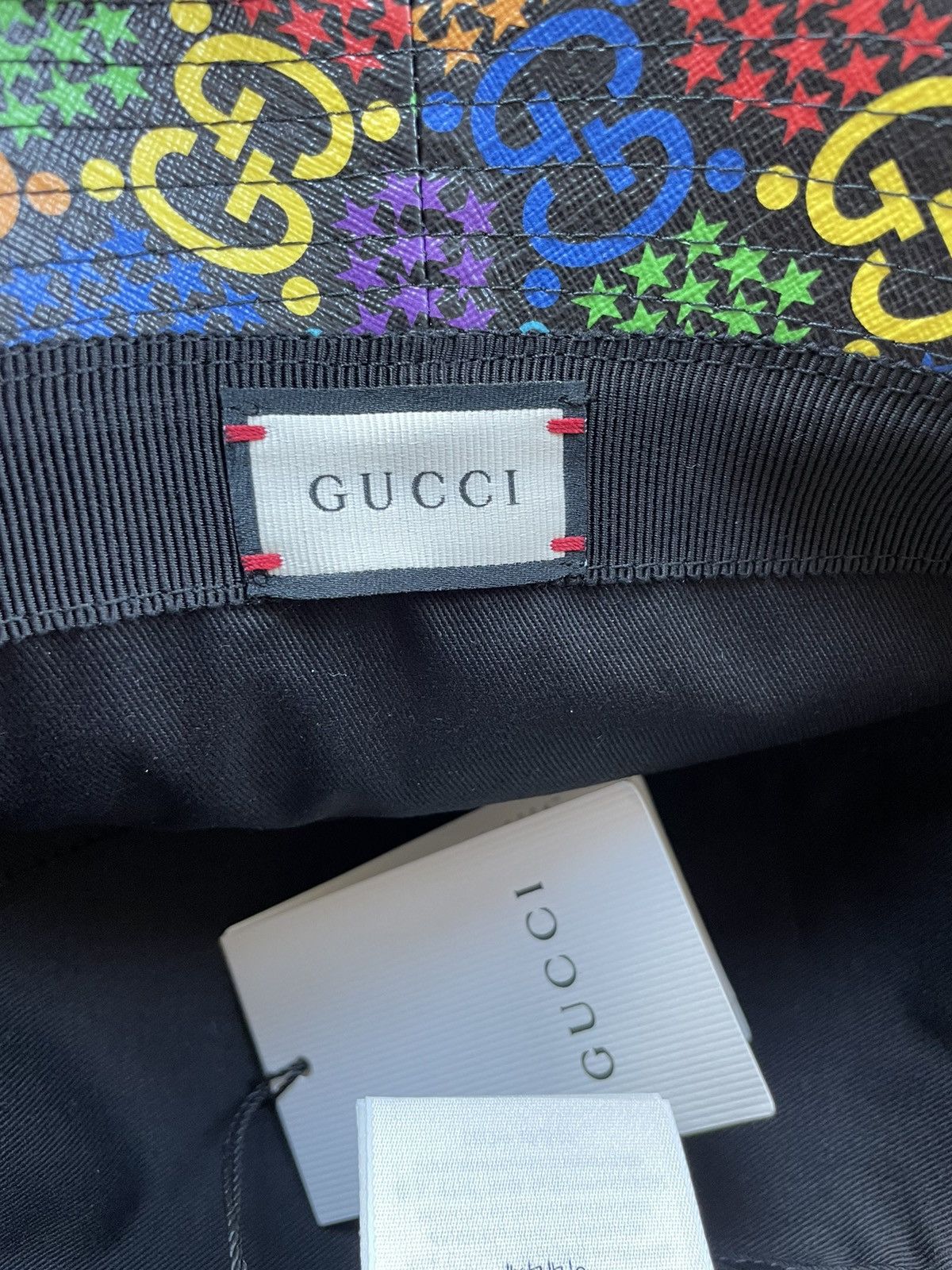 Gucci Brand NEW Rare Psychedelic Limited Edition Gucci Logo Hat Size ONE SIZE - 4 Thumbnail