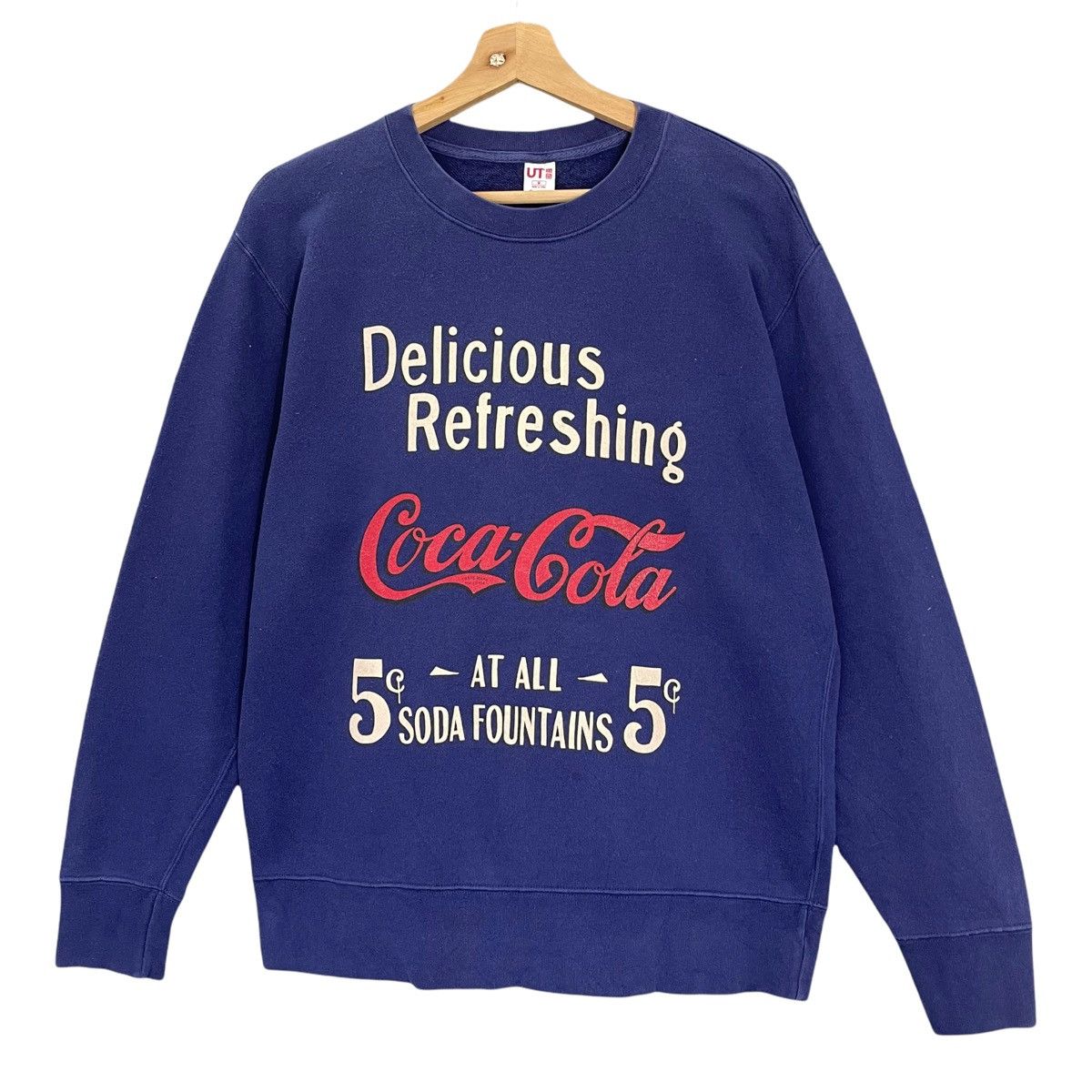 Coca Cola Coca Cola Big Image Crewneck Sweatshirt Size M Size US M / EU 48-50 / 2 - 3 Thumbnail