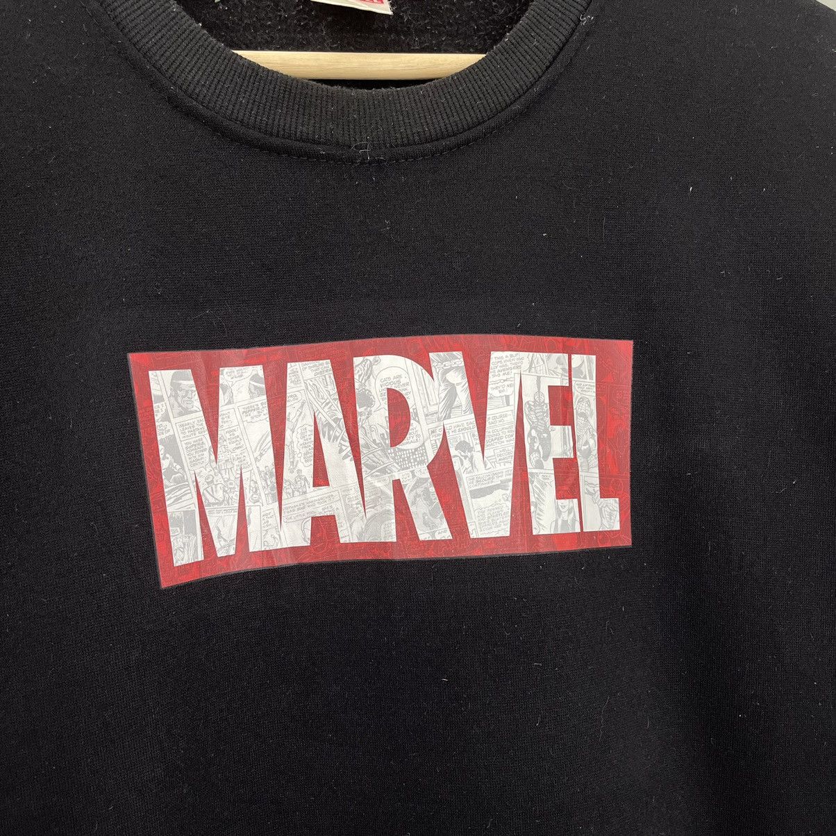 Marvel Comics Marvel Big Logo Crewneck Sweatshirt Size M Size US M / EU 48-50 / 2 - 5 Thumbnail