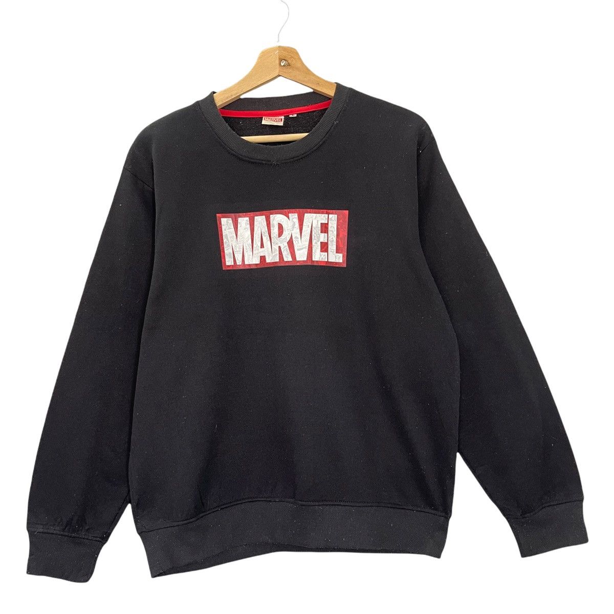 Marvel Comics Marvel Big Logo Crewneck Sweatshirt Size M Size US M / EU 48-50 / 2 - 3 Thumbnail