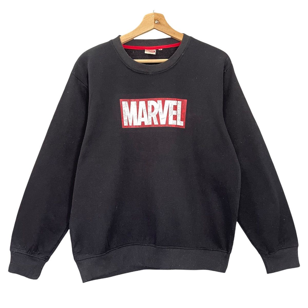 Marvel Big Logo Crewneck Sweatshirt Size M