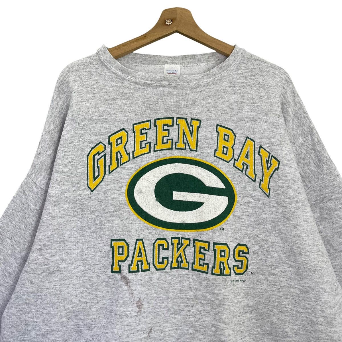 NFL 90s NFL Green Bay Packers Crewneck Sweatshirt Size XXL Size US XXL / EU 58 / 5 - 4 Thumbnail